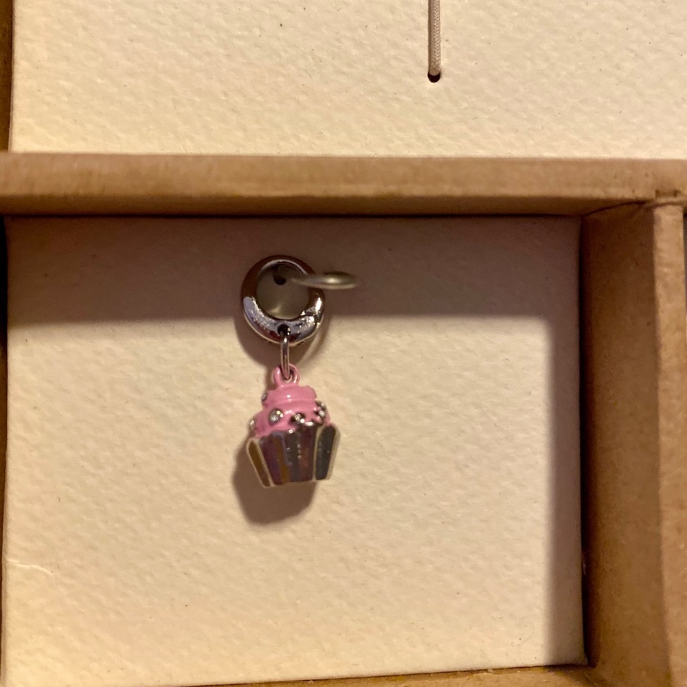 Fossil Cupcake and Ice Cream Cone Charm